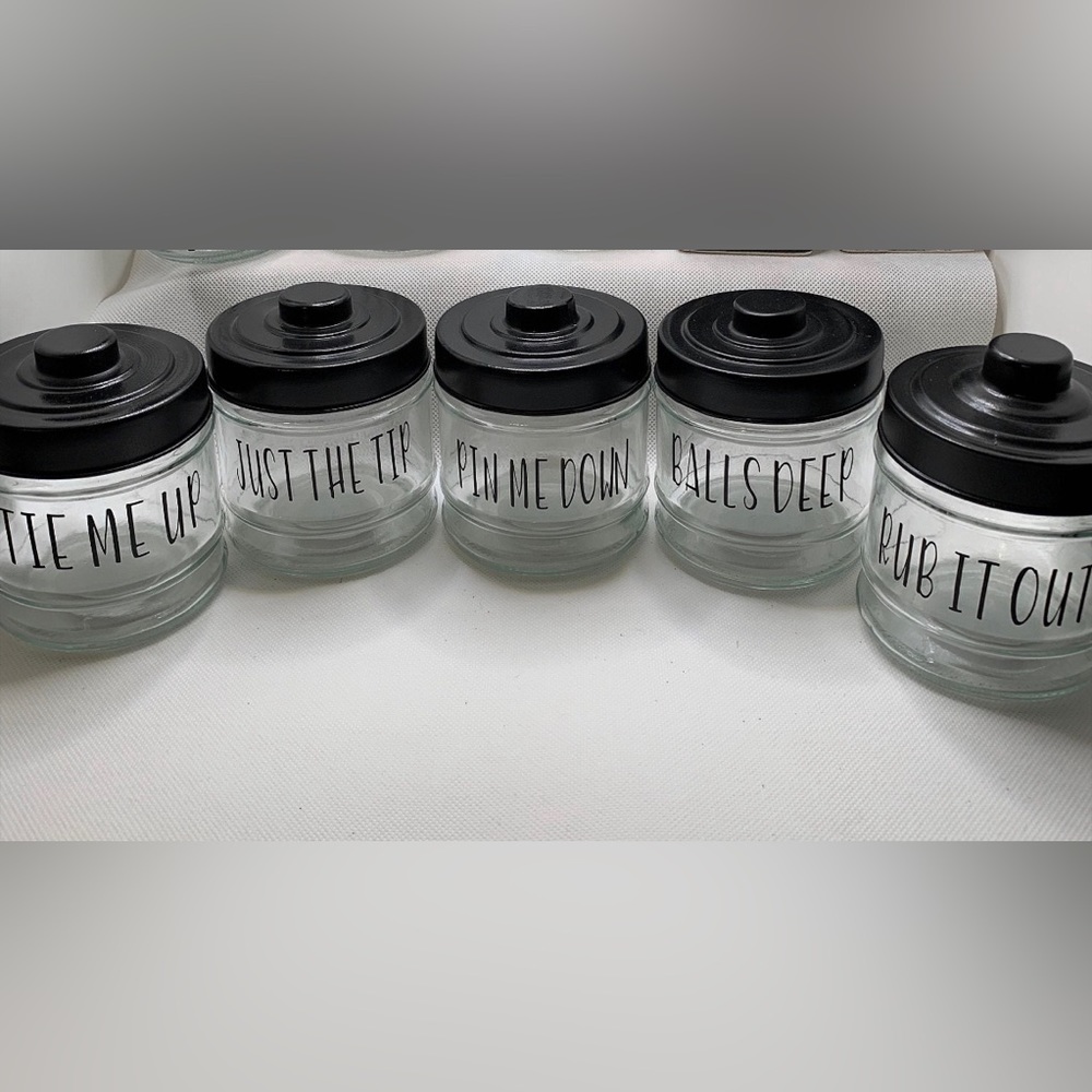 Bathroom decor / jars